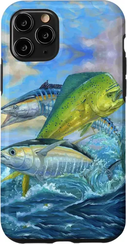 Vista 29 de Lindo Mahi Mahi Pesca Pescado Atún Caso para iPhone 17