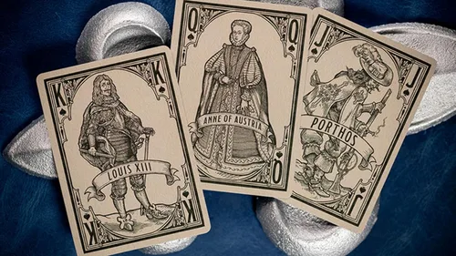 Vista 4 de Murphy's Magic Supplies, Inc. 3 cartas de mosquetero de Kings Wild Project