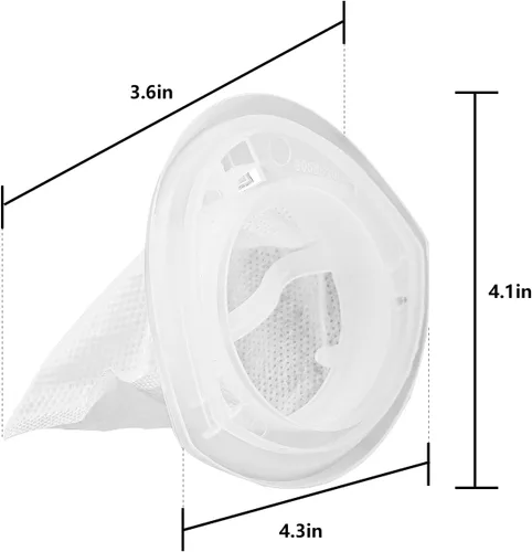 Vista 5 de Improvedhand Filtro de repuesto EVF100 compatible con aspiradora de mano Black & Decker HNV220B HNV115J HNV215B HNV115B 90590689 Series Cleaners
