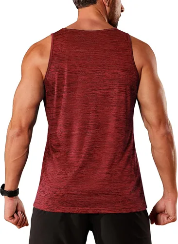 Vista 6 de TACVASEN Camisetas sin mangas para hombre de secado rápido para entrenamiento muscular atlético, gimnasio, culturismo, camiseta de rendimiento