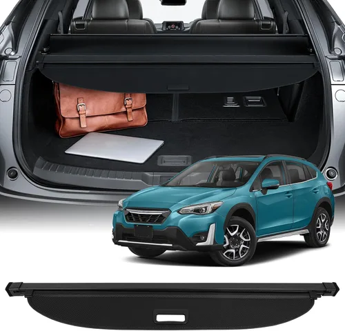 Vista 24 de SCITOO Cubierta de carga 2022-2024 para Jeep Grand Cherokee, accesorios retráctiles para maletero trasero, antimiradas, cubierta de seguridad