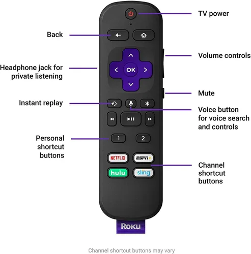 Vista 2 de Roku Reproductor multimedia Ultra Streaming 4K/HD/HDR