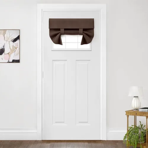 Vista 102 de HOMEIDEAS Cortinas Opacas para Aula para Puerta Principal, Cubierta de Ventana de Puerta de Aula, Persianas de Privacidad con Aislamiento Térmico