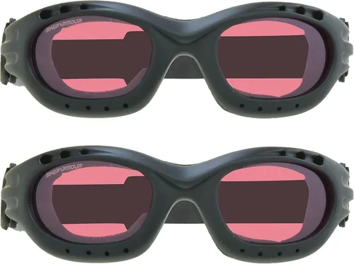 Vista 19 de Bikershades Gafas de Seguridad para Motocicleta para Hombre y Mujer. Lentes Polarizadas, Humo, Azul Espejado u Naranja, Lentes Amarillos
