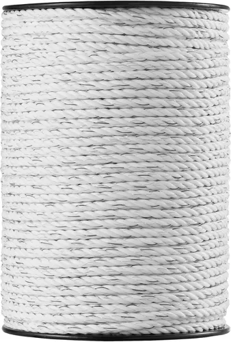 Vista 12 de VEVOR - Alambre para valla eléctrica, 1000 pies 305 m portátil de polialambre, 1/4" de diámetro con 2 hebras de cobre para una conductividad