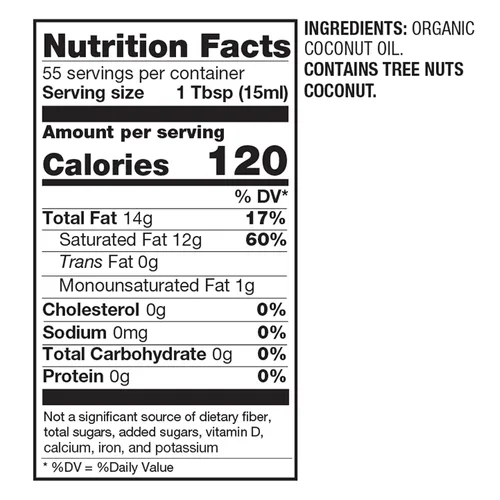 Vista 7 de BetterBody Foods Aceite de coco virgen, 28 onzas líquidas