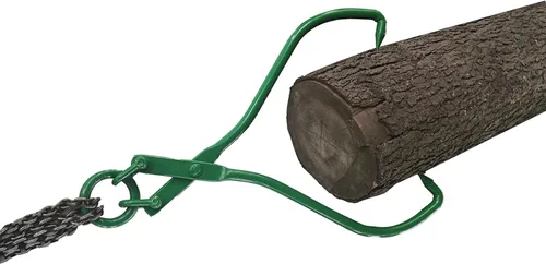 Vista 3 de Gancho de garra de madera, pinzas de elevación de troncos de 18 pulgadas, garra de madera resistente, pinzas de deslizamiento de madera, agarre