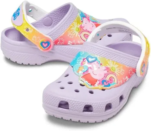 Vista 5 de Crocs Zuecos clásicos de Peppa Pig unisex para niños