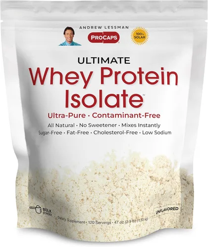 Vista 10 de ANDREW LESSMAN Ultimate Whey Protein Isolate 30 porciones: apoya la recuperación del entrenamiento y el músculo magro sin OMG, sin sabores añadidos