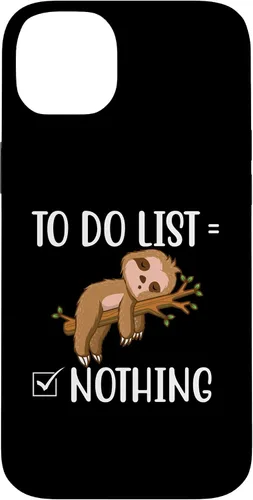 Vista 14 de To Do List - Sleeping Sloth Wildlife Animal Lover Zookeeper Case for iPhone 15