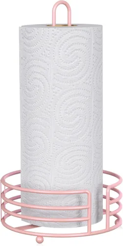 Vista 8 de Buruis Toallero de papel dorado brillante para encimera de cocina, desgarro con una mano con base de 8 pulgadas de ancho, 13 pulgadas de altura