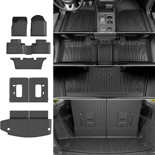 Vista 9 de powoq Cargo Sidewall Protector Compatible with 2016-2026 Dodge Durango Alfombrilla lateral para maletero
