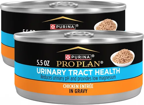 Vista 11 de Purina Pro Plan Urinary Tract Health - Entree de pollo en salsa para gatos (paquete de 24) latas de 5.5 onzas