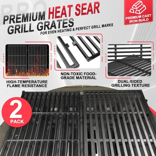 Vista 4 de Kit de Piezas de Parrilla para Weber Genesis 300 310 330 Piezas de Parrilla para Weber Genesis E330 E310 S310 S330 EP330 EP310 S320 E320 Piezas