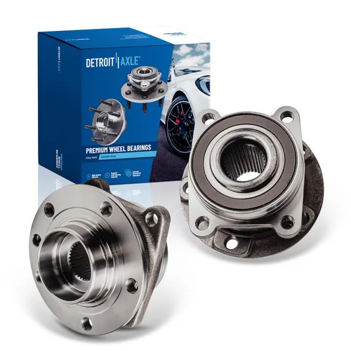 Vista 23 de Detroit Axle - Bujes de rodamiento de rueda delantera 4WD para Toyota 4Runner FJ Cruiser Tacoma Lexus GX460 GX470, rodamientos de rueda de repuesto