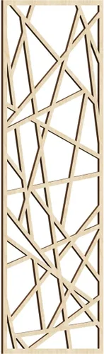 Vista 148 de Conway Paneles de pared decorativos de madera con calado, 9 3/8 pulgadas de ancho x 24 3/8 pulgadas de alto x 1/4 de alto, aliso