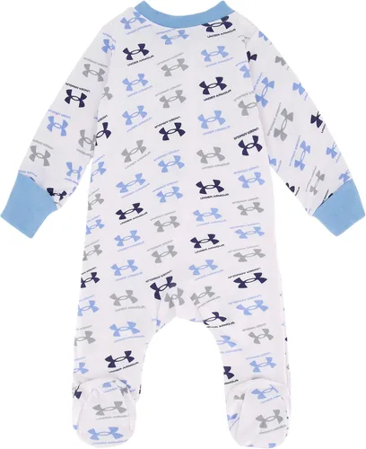 Vista 2 de Under Armour Enterizo para bebé niño, cierre con cremallera, logotipo y diseños impresos