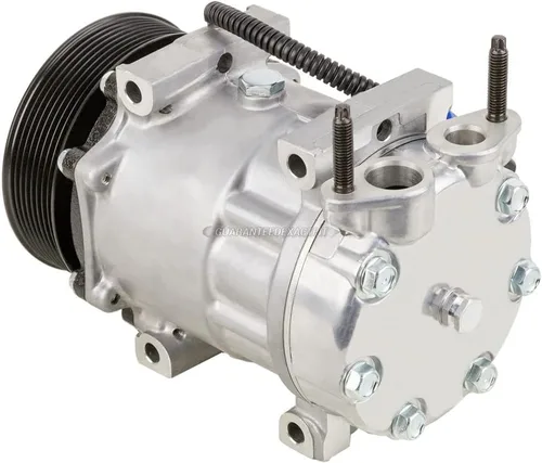 Vista 2 de Compresor de CA y embrague de A/C de 8 ranuras de 4.724 in para internacional reemplaza 3582435C1 Sanden SD7H15 4418 4819 - BuyAutoParts 60-02320NA