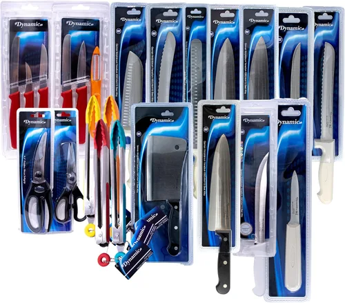 Vista 3 de Dynamic Pro-Line - Cuchilla para carne de 6 pulgadas, resistente, grande, aleación de acero al molibdeno vanadio alemán