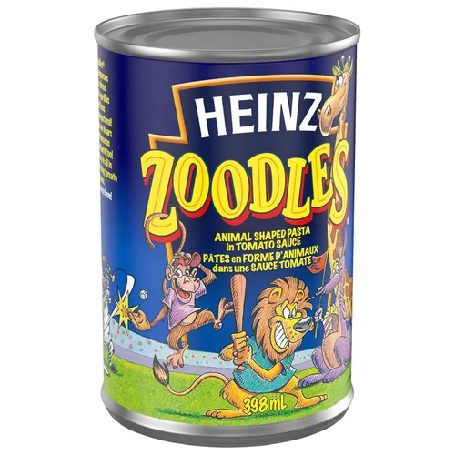 Vista 4 de Heinz Zoodles Pasta, 398mL/13.4oz, Latas, (Paquete de 24) (Importado de Canadá)