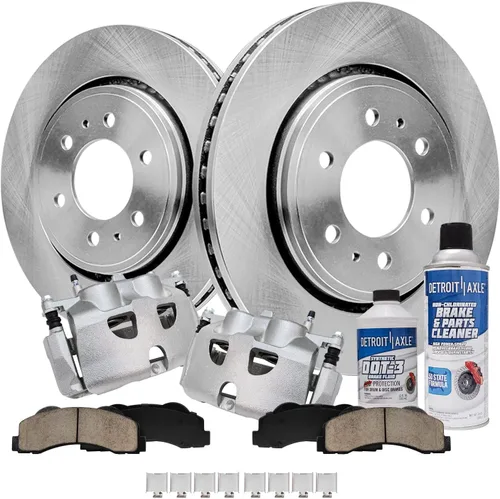 Vista 58 de Detroit Axle - Rotores de freno para Ford Mustang 2015 2016 2017 2018 2019 2020 2021 2022 2023 Rotores de freno de disco 2016 2017 2018 2019