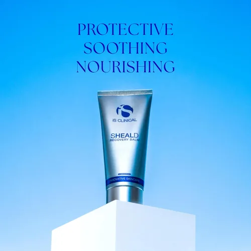 Vista 3 de iS CLINICAL Sheald Recovery Balm, hidratante hidratante facial para piel seca con propiedades curativas.