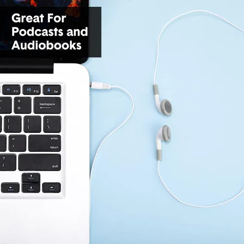 Vista 4 de Xuhal Paquete de 150 auriculares a granel con auriculares con cable con conector de 0.138 in, auriculares con cable a granel para teléfonos
