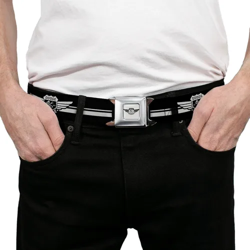 Vista 3 de Cinturón de seguridad para hombre con hebilla Dodge Garage Wdvg006
