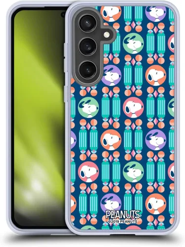Vista 311 de Head Case Designs Snoopy Deco Dreams - Funda de gel con licencia oficial de Peanuts Blue Pattern [protección de grado militar] compatible con Google