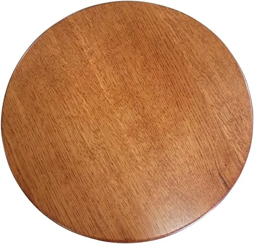 Vista 3 de Lazy Susan - Organizador de madera maciza giratoria de 360 grados (14 pies, madera de cerezo, Washington Cherry Stain)