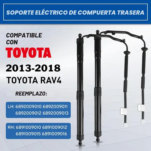 Vista 2 de [Usado] 1 par de actuadores eléctricos para puerta de elevación compatibles con Toyota RAV4 2013-2018, repuesto # 6891009010, 6892009010