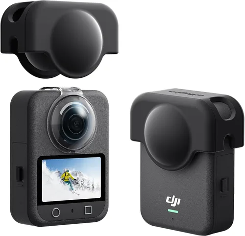 Vista 6 de aMagisn - Funda protectora de silicona para DJI OSMO 360 a prueba de golpes y caídas, accesorios para cámara de acción