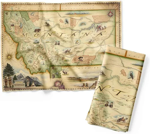 Vista 25 de Xplorer Maps 1000 Islands Map - Toalla decorativa de harina para cocina, 100% algodón, 18 x 24 pulgadas