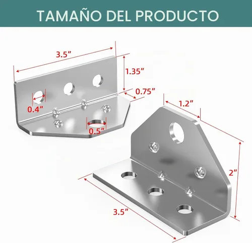 Vista 4 de 8 piezas de soporte de ángulo superior giratorio para remolque de barco, soporte de ángulo superior galvanizado para pontón de barco, soporte