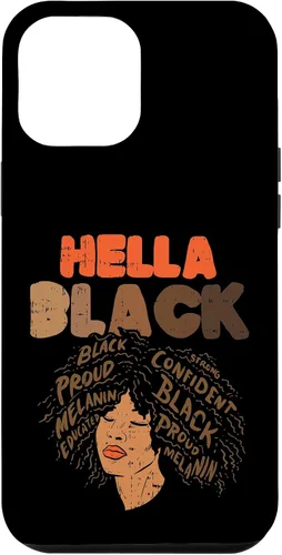 Vista 6 de Funda de regalo para iPhone 14 Hella Black Melanin Afro Woman African Pride BLM