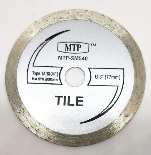 Vista 2 de MTP Paquete de 6 ruedas de corte de azulejos de metal de plástico de madera Assort de 3 pulgadas, compatible con Dremel SM600 Saw Max - 7/16" Arbor