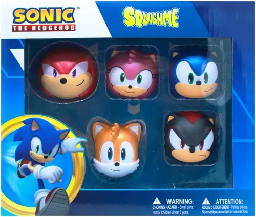 Vista 10 de Sonic The Hedgehog SquishMe (caja de coleccionista serie 1)