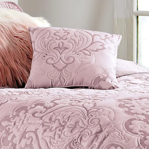Vista 2 de BrylaneHome Amelia Almohada Cuadrada - Oro Miel Miel Gold