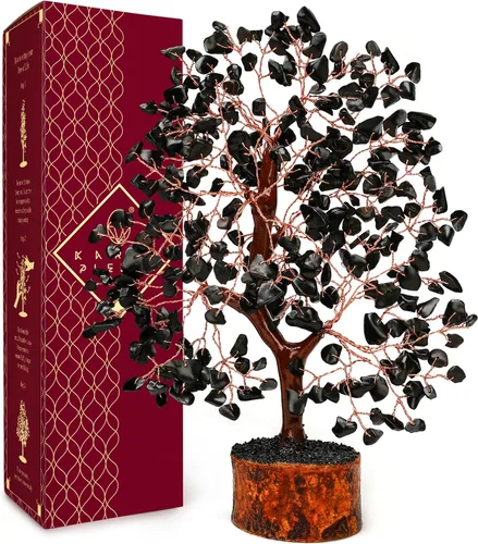 Vista 37 de Árbol de la vida de cristal para decoración del hogar y la oficina, regalos para mujeres, piedras curativas de amazonita de chakra, árbol bonsái
