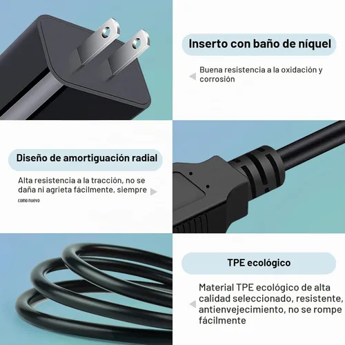 Vista 2 de Repuesto para cargador Stanley Fatmax de 5 V, adaptador USB a USB, cable de carga para Stanley SL10LEDS, SL10LEDSL, TL450, TL600, SAT3S, SS4LS, Zero