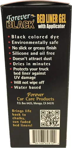Vista 4 de Forever - Gel para tapete de caja de camioneta en color negro