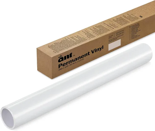 Vista 10 de ANT Melocotón, rollo de vinilo permanente de 24" x 4,5 m, rollo de vinilo adhesivo, para proyecto DIY, calcomanía, pegatina, compatible con Cricut