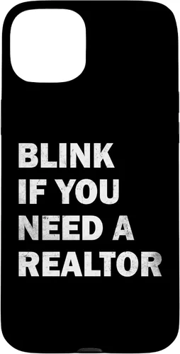 Vista 9 de Blink If You Need A Realtor Real Estate Agent Dad Men Women Case for iPhone 17