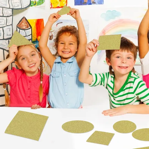 Vista 4 de Cartulina con purpurina, papel con purpurina para envolver regalos, álbumes de recortes, bricolaje, decoración de fiestas, proyectos