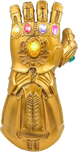 Vista 3 de Bulex LED Light Up Infinity Gauntlet The Thanos Gloves with Removable Magnet Infinity Stones