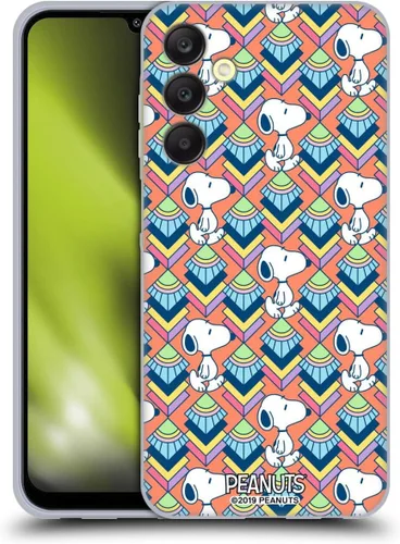Vista 260 de Head Case Designs Snoopy Deco Dreams - Funda de gel con licencia oficial de Peanuts Blue Pattern [protección de grado militar] compatible con Google