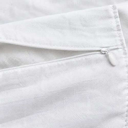 Vista 2 de Pillowcase, Double-Layer Zippered , White 48x74 cm