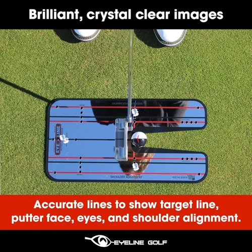 Vista 6 de Genuine EyeLine Golf Alignment Putting Mirror - Top Training Aid on the PGA Tour - See Rapid Improvement - Helps Beginner, Junior, and Scratch