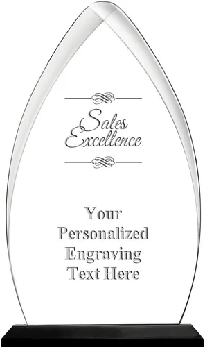 Vista 6 de Crown Awards Premio acrílico personalizado de 9.25 pulgadas de Gateway Skyline