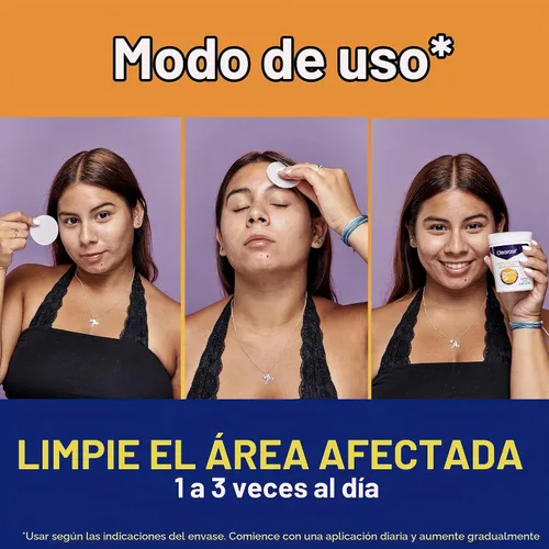 Vista 4 de Pads de acción súper rápida y máxima fuerza Clearasil 90